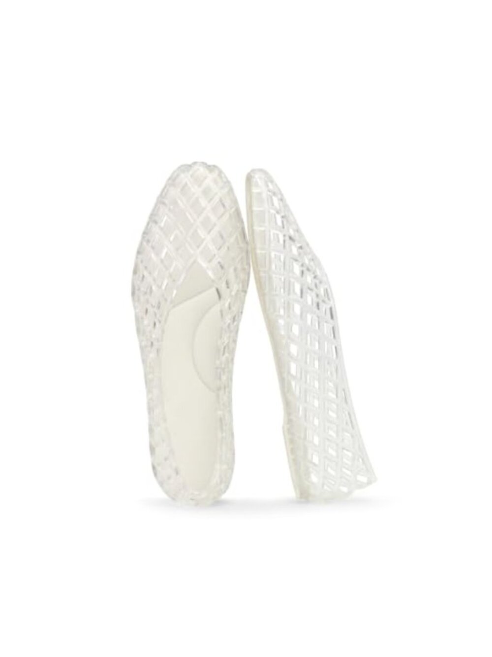 Jelly Shoes Ballet Flats Mesh Slip On Sandals Lightweight